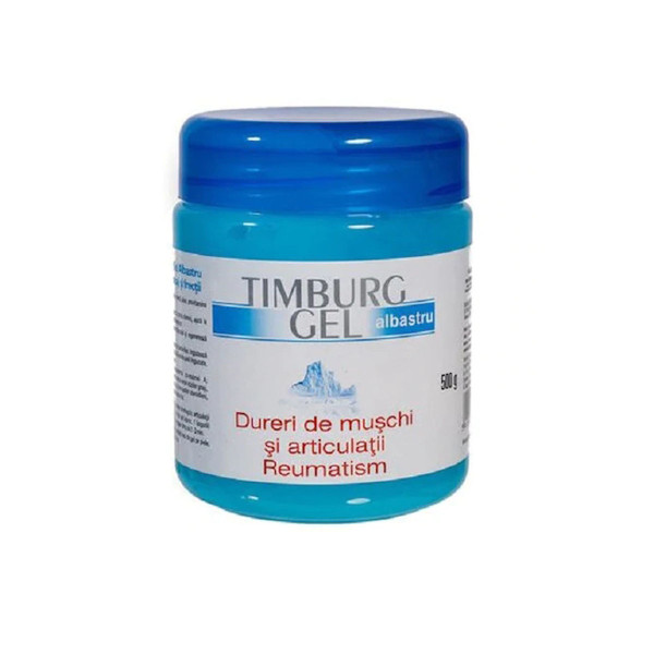 TIMBURG GEL ALBASTRU PENTRU MASAJ dureri de muschi si articulatii x 500g