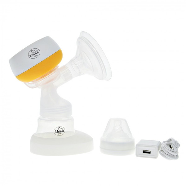 POMPA SAN ELECTRICA MINUT BABY CU BIBERON, ACUMULATOR SI CABLU USB
