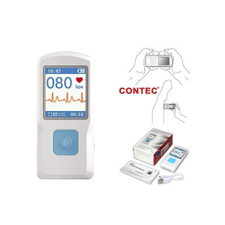 Electrocardiograf ECG portabil CONTEC PM10 pentru uz personal conectare USB si Bluetooth 2