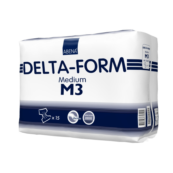 Scutece pentru incontinenta adulti Delta Form M3 - 2800 ml x 15 buc 