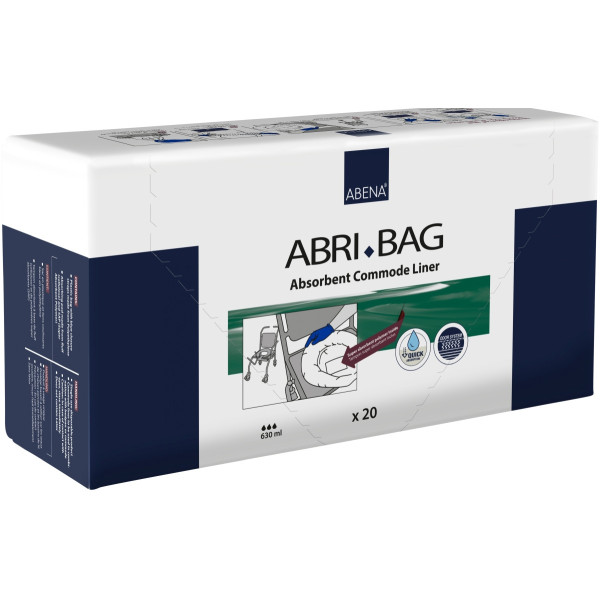 Pungi pentru scaun toaleta  Abri-bag Commode Liner x  20 buc