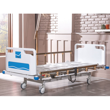 Pat spital electric cu 2 motoare si saltea inclusa