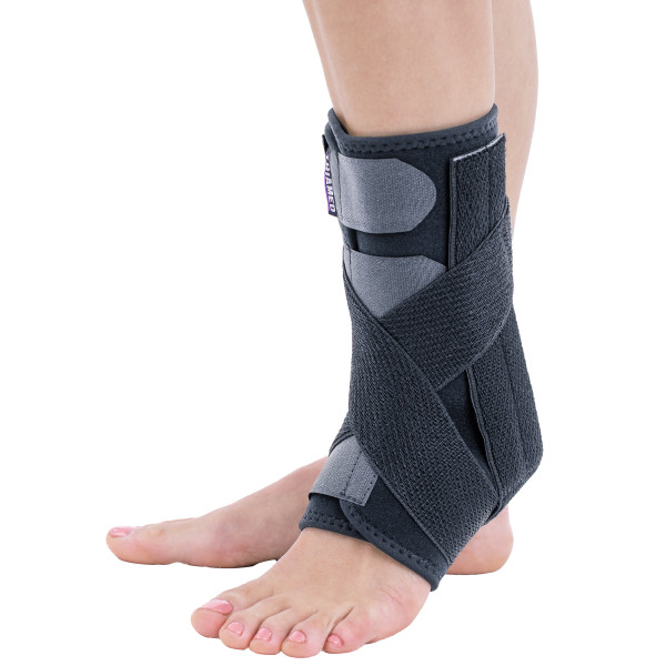Orteză de gleznă mobilă cu atele metalice - ANKLEFIX SPORT