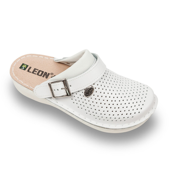 Saboti medicali Leon 202 alb - unisex