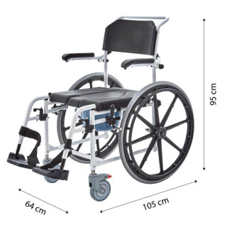 SCAUN CU ROTILE PENTRU DUS AKVA GO 01-5209B 2