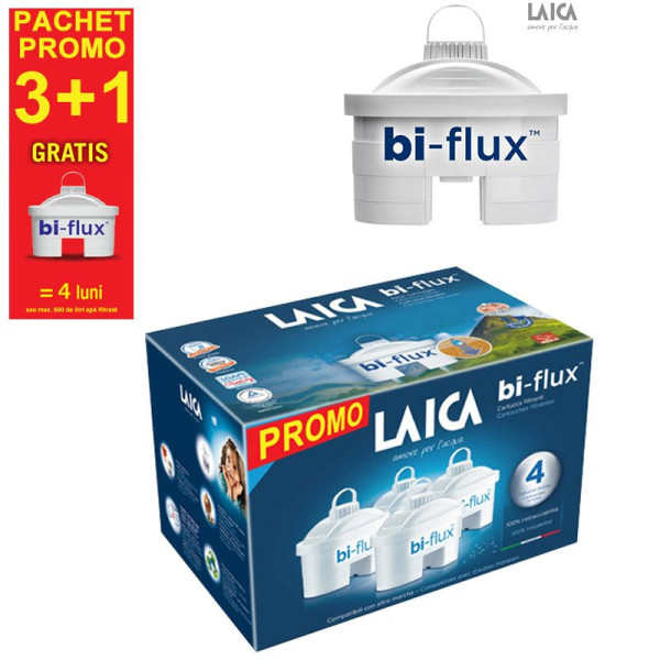 Filtre de apa Laica Bi-Flux-Pachet promo 3+1 Gratis